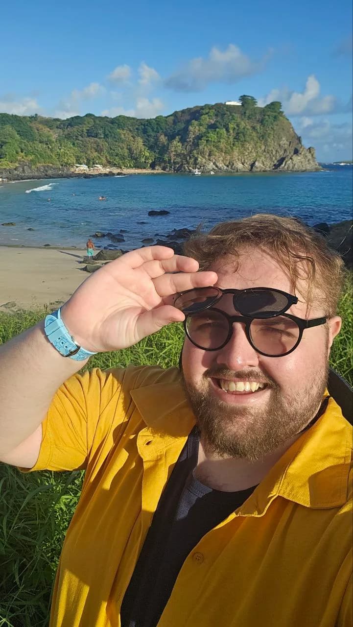 César Hoffmann em Fernando de Noronha