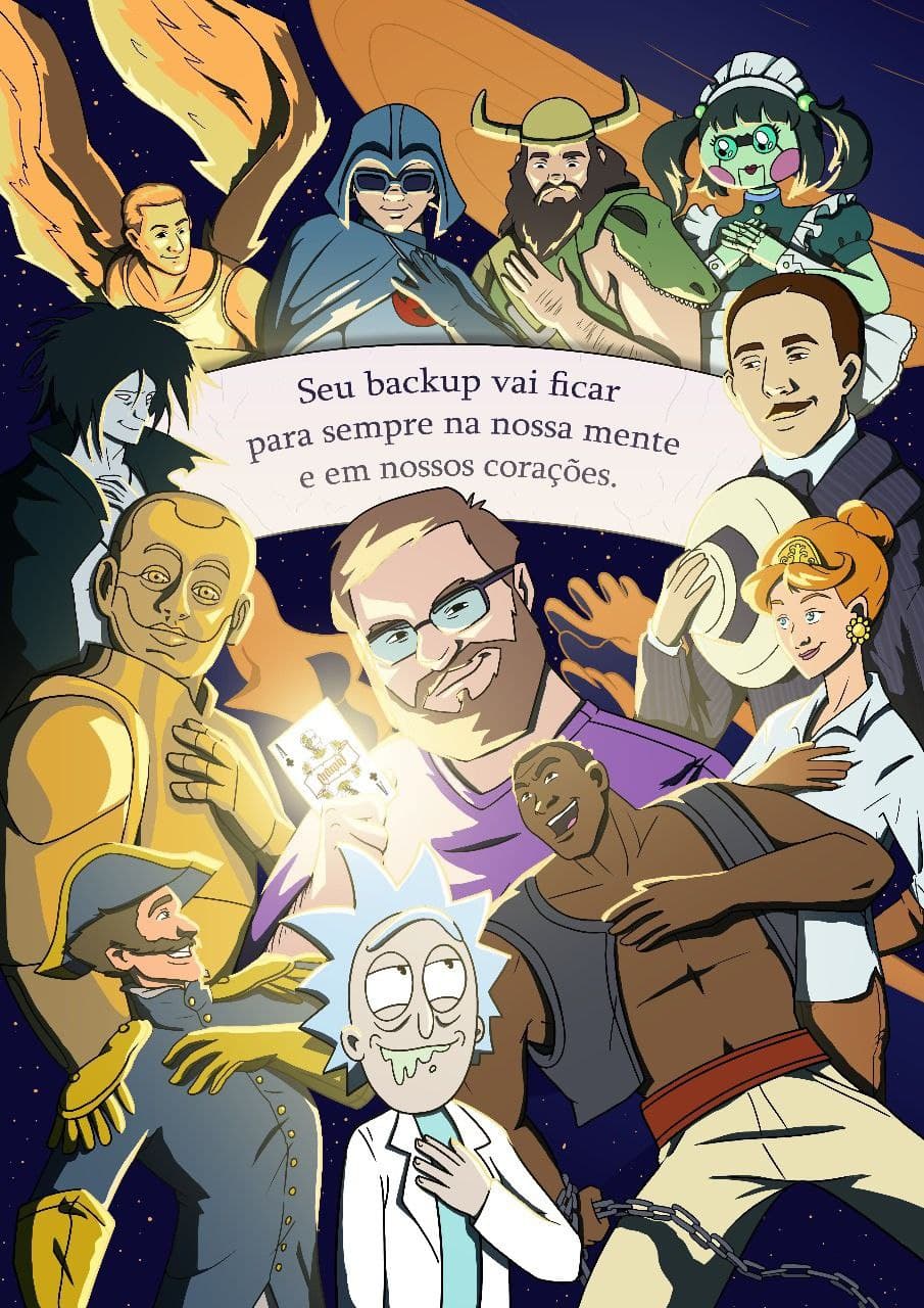 Homenagem a Harald Stricker - Ilustração