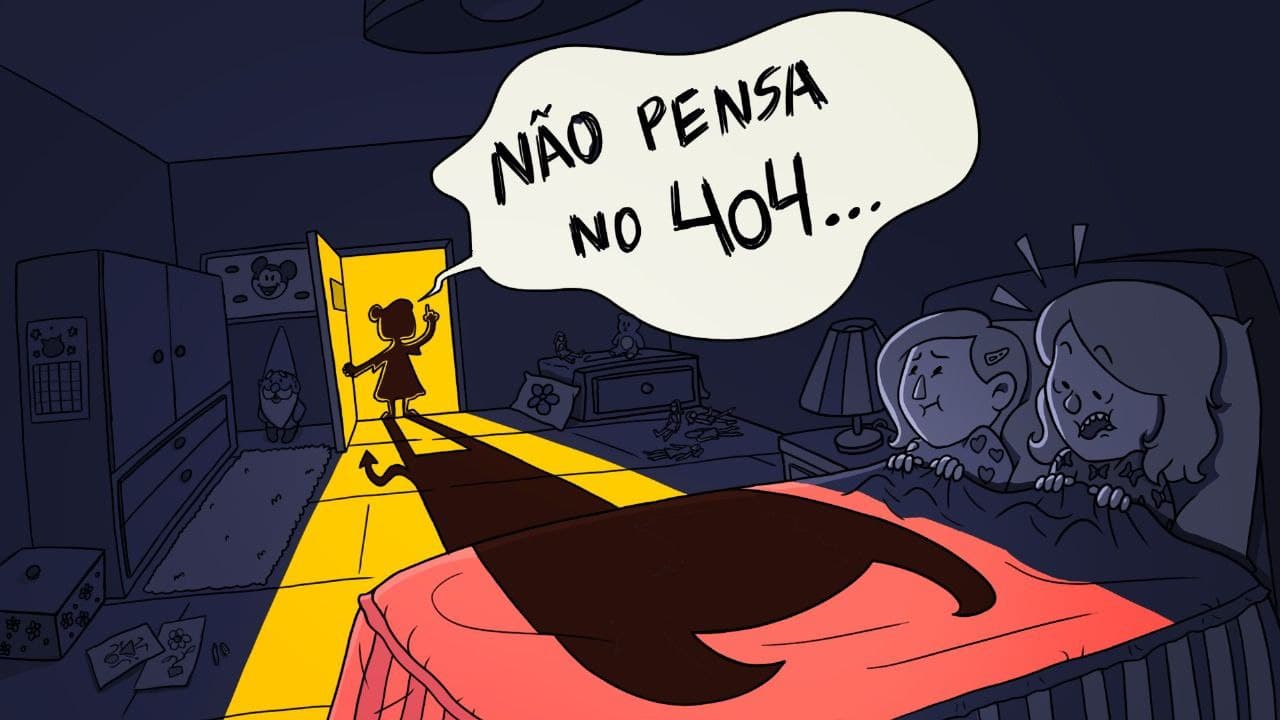 Não pensa no 404 - Ilustração